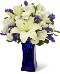 The FTD Beyond Blue Bouquet from Victor Mathis Florist in Louisville, KY